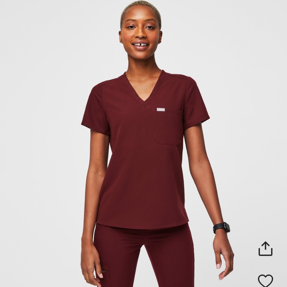 Catarina top- Burgandy L
